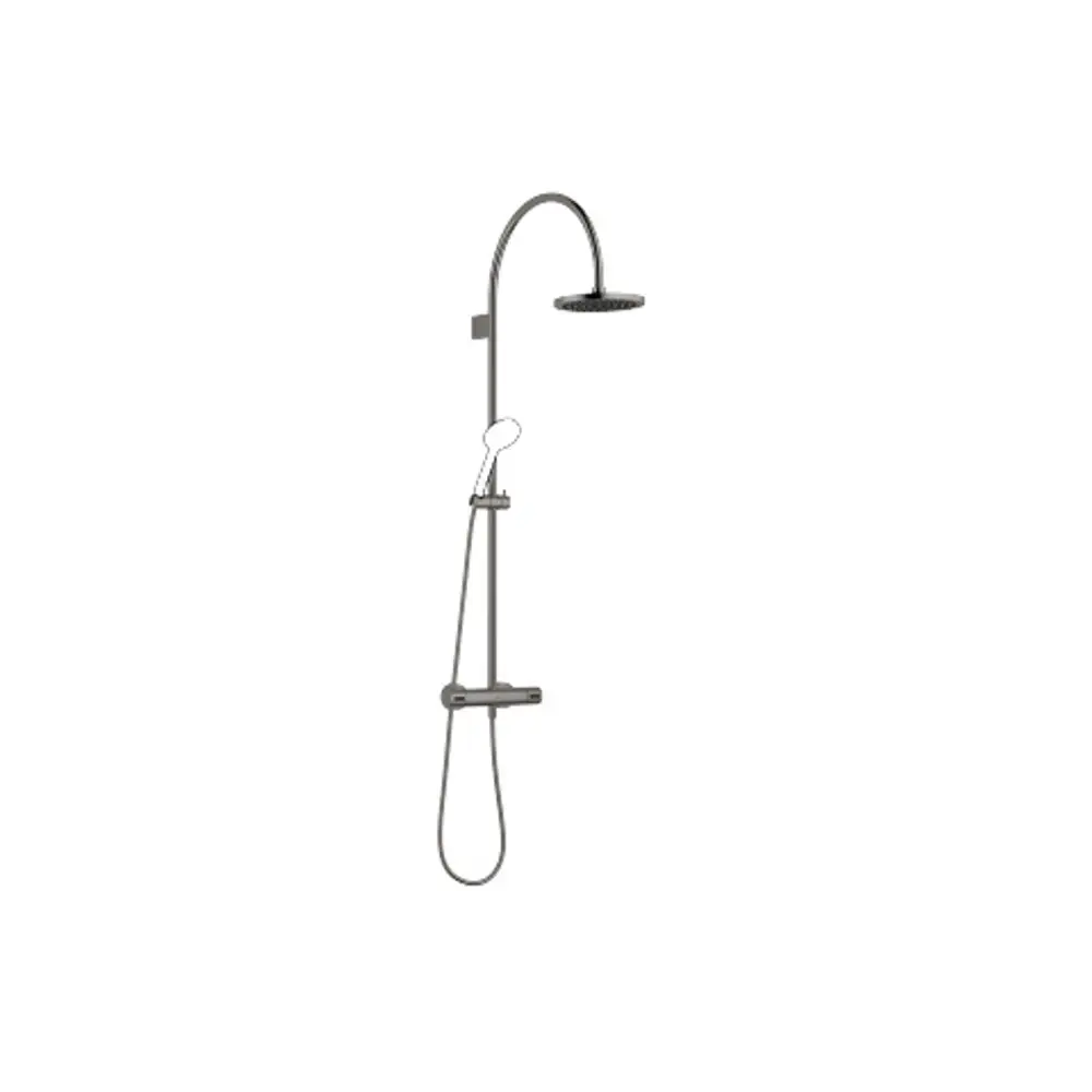 DORNBRACHT Shower Pipe mit Brause-Thermostat SERIENSPEZIFISCH 34459892 220 mm Dark Platinum gebürstet, 34459892-99 Galeriebild 1